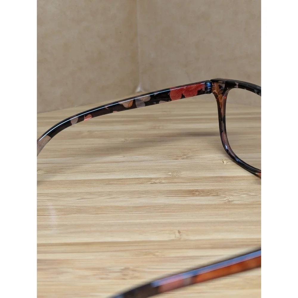 Square Full Rim Blue light Eyeglass Frames Set of 3 Beige Multicolor Tortoise